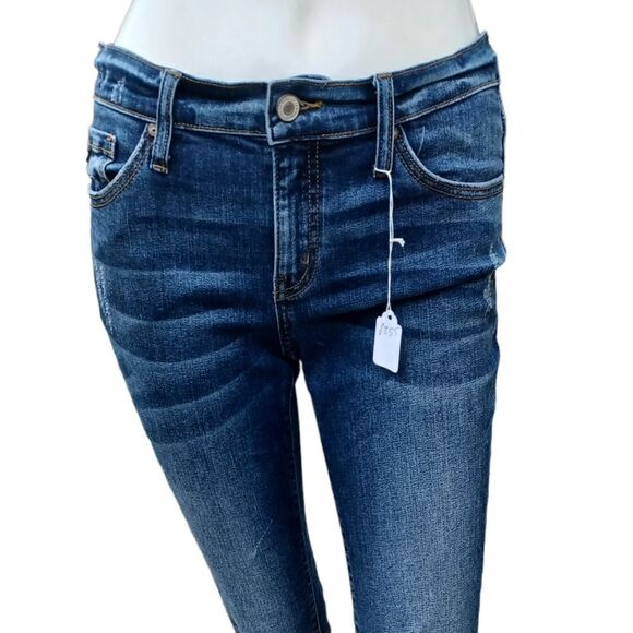 63558....Kancan Skinny Jeans Size 27, W26" 29"Inseam 8"Rise - Picture 2 of 5